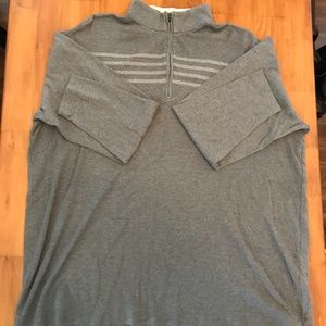 Grey Light Weight 1/4 Zip Sweater